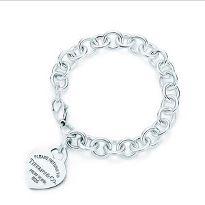 Tiffany and Co. Heart Charm bracelet